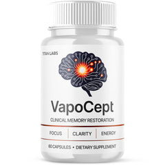 VapoCept Nootropic Natural Brain Health Support Formula Vapo Cept 60 Capsules