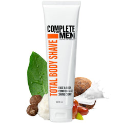 Sensitive Skin Shaving Cream for Face and Body - Irritation-Free Formula for a Comfortable Shave and Protection Against Razor Burn - Daily Use Cream for Men
