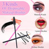 Image of 248-Piece Professional Disposable Makeup Applicator Kit with Triangle Puffs, Mascara Wands, and Lip/Eyeliner Brushes for Makeup Artists