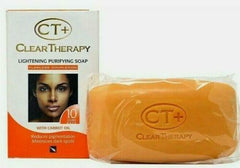 CT+ Clear Therapy Soap Lightening Purifying W/ Carrot Oil, Minimizes Dark Spots