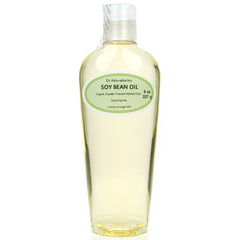 PURE ORGANIC SOY BEAN OIL COLD PRESSED 2 OZ 4 OZ 8 OZ-128 FL. OZ
