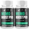 Image of (2 Pack) Memo Boost Pro Natural Brain Support MemoBoostPro 120 Capsule