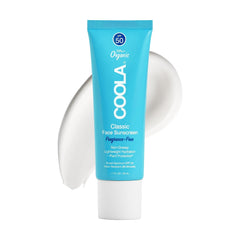 Organic Face Sunscreen SPF 50 - Dermatologist-Tested Daily Protection, Vegan, Gluten-Free, Fragrance-Free, 1.7 Fl Oz