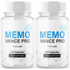Image of (2 Pack) Memo Vance Pro Advanced Natural Brain Support MemoVancePro 120 Capsules