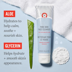 Pure Skin Face Cleanser for Sensitive Skin with Antioxidant Booster, 5 oz.