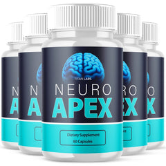 (5 Pack) Neuro Apex Pills Natural Brain Supplement NeuroApex 300 Capsules