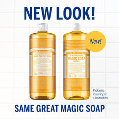Pure-Castile Liquid Soap (Citrus, 32 oz, 2-Pack)