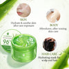 Image of Organic Aloe Vera Gel for Face & Body, 96% Pure Aloe Gel Made within 12 Hours of Harvest, Ideal for Skin, Scalp, & Hair Hydration, Calming Moisturizer for Soothing after Sun Care, 7.05Oz
