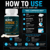 Image of Nerve Stride Natural Nerve Support Supplement NerveStride 180 Capsules