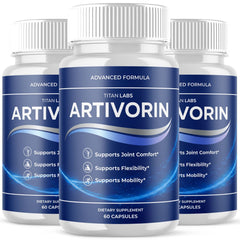 (3 Pack) Artivorin Advanced Joints & Mobility Support Arti Vorin 180 Capsules
