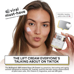 Nuorganic 24K Instant Face Lift Cream 50ml (3-Month Supply)