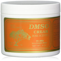 DMSO Cream with Rose Fragrance, 4 Oz
