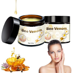 2-Piece Advanced Bee Venom All-Body Skin Treatment Cream Set, Natural Anti-Wrinkle Repair Formula for All Skin Types
