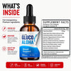 Image of Gluco Aloha Drops Advanced Blood Health Support Formula GlucoAloha 30 Servings