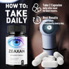 Image of (1 Pack) Zeaxan Pills Support Healthy Eye Vision & Function Zea Xan 60 Capsules
