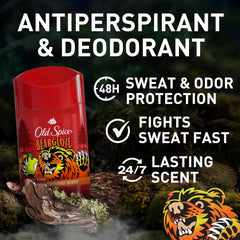 Bearglove Aluminum-Free Deodorant for Men, 24/7 Odor Protection and Freshness, Clear Application, Crisp Orchard Scent, 2.6 Oz