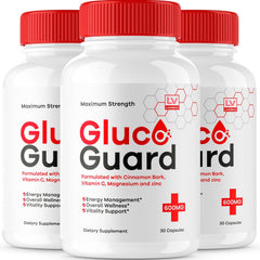 Gluco Guard Blood Sugar Supplement (3 Pack-90 Capsules)