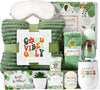 Image of Wellness Gift Basket for Women: Relaxation Spa Package with Tumbler and Blanket, Thoughtful Get Well Soon Gift