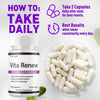 Image of (1 Pack) Vita Renew Advanced Energy & Fitness Support Formula VitaRenew 60 Capsules