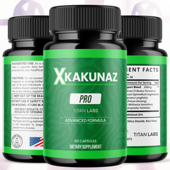 (3 Pack) X Kakunaz Advanced Male Health Support Supplement XKakunaz 180 Capsules