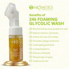 Mamoru 24K Glycolic Foaming Cleanser by Madam Kilay