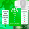 Image of (3 Pack) Lipo Shape Advanced Energy & Fitness Support Formula LipoShape 180 Capsules
