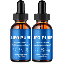 Lipo Pure Drops - Advanced Formula for Healthy Weight Management (2 Pack)