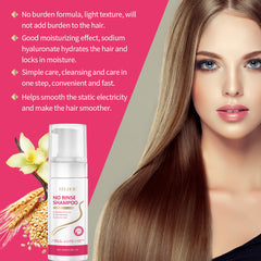 Waterless Shampoo Mousse Fluffy Air Sensitive Bangs Effective Oil Removal High Top Lazy Mousse
