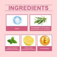 Rosemary Peppermint Hair Care Spray Soft And Straight Volume Nourishes And Moisturizes Hair Care Spray
