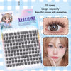 Image of Sunflower Comics Pure Desire Eyelash Simulation Natural Thickening Large Segmented Trilogy False Eyelash Laziness