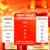 Image of Iron Male Confidence Men's, Iron Booster Gummies Advanced Supplement 60 Gummies