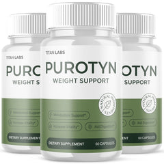 (3 Pack) Purotyn Advanced Energy & Fitness Support Formula Puro Tyn 180 Capsules