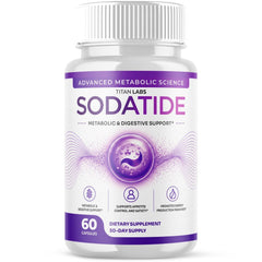 (1 Pack) Sodatide Probiotic Gut Health & Digestive Function Support 60 Capsules