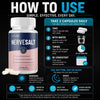 Image of (1 Pack) NerveSalt Nootropic Natural Nerve Support Formula Nerve Salt 60 Capsules