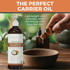 Image of Organic Fractionated Coconut Oil - Versatile Moisturizer for Skin and Hair, Ideal for Relaxing Massages and Essential Oil Blending, 16 Fl Oz