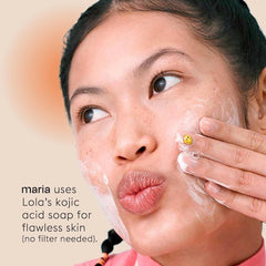 Kojic Acid and Turmeric Brightening Soap for Face and Body Wash