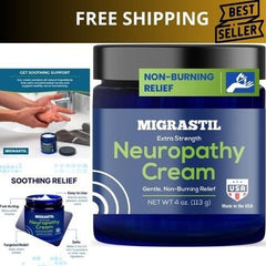 Extra Strength Migrastil Neuropathy Relief Cream for Feet and Legs