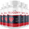 Image of (5 Pack) Glucovin Advanced Blood Health Support Formula Gluco Vin 300 Capsules