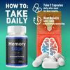 Image of (5 Pack) Memory Edge Natural Brain Supplement MemoryEdge 300 Capsules