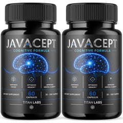 (2 Pack) Javacept Natural Brain Support Formula Java Cept 120 Capsules