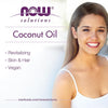 Image of Solutions Liquid Coconut Oil, Lightweight and Nourishing Formula for Healthy Skin and Hair, 4 Ounces