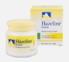 HAZELINE SNOW Moisturizing Cream Whitening Face Care Natural Protect Skin 100 G