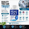 Image of Memo Volt Nootropic Natural Brain Health Support Supplement MemoVolt 180 Capsule
