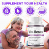 Image of (1 Pack) Vita Renew Advanced Energy & Fitness Support Formula VitaRenew 60 Capsules