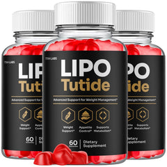 (3 Pack) Lipo Tutide ACV Gummy 1000MG Advanced LipoTutide Supplement 180 Gummies