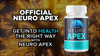 Image of (2 Pack) Neuro Apex Pills Nootropic Natural Brain Supplement NeuroApex 120 Capsules