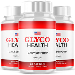 (3 Pack) Glyco Health Advanced Blood Health Support Formula GlycoHealth 180 Capsules
