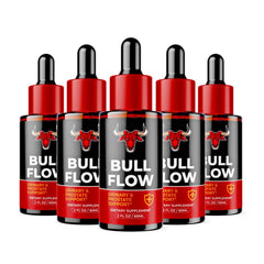 Bull Flow Prostate Supplement, Bull Flow for Prostate Health Urinary Support (5 Pack)