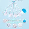 Image of 5 In 1 Electric Bath Shower Brush Exfoliation Spin Spa Massage Body Clean Brush Electric Massage Multi-Function Bath Brush Tool