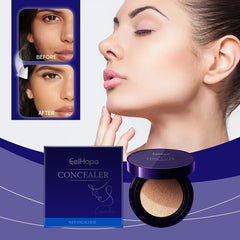 Eelhope Concealer Foundation Air Cushion Moisturizing Easy Concealer Brightening Face Light Base Makeup